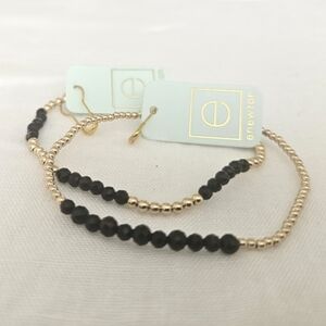 Enewton 2 Gold ONYX bracelets